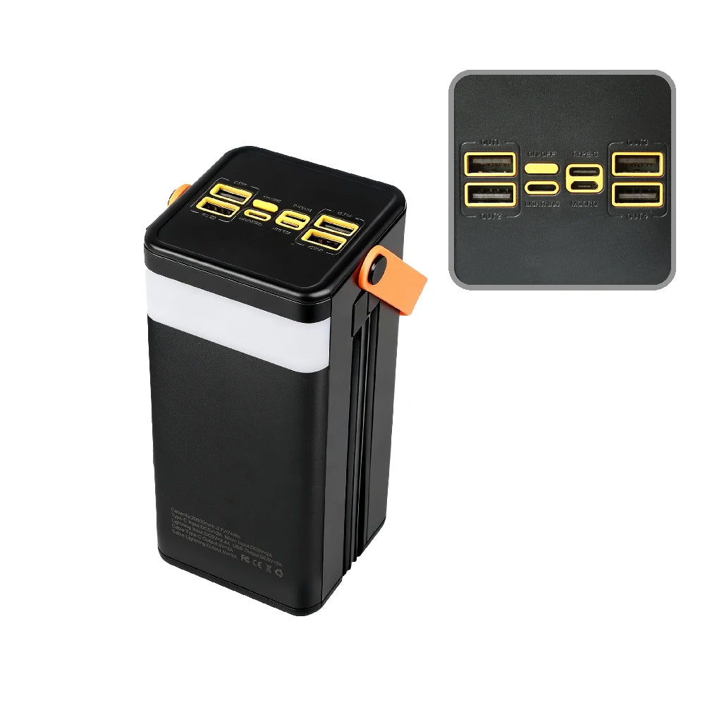 MTMAX Power Bank Solar 50000mAh 22.5W | MundoMax SV