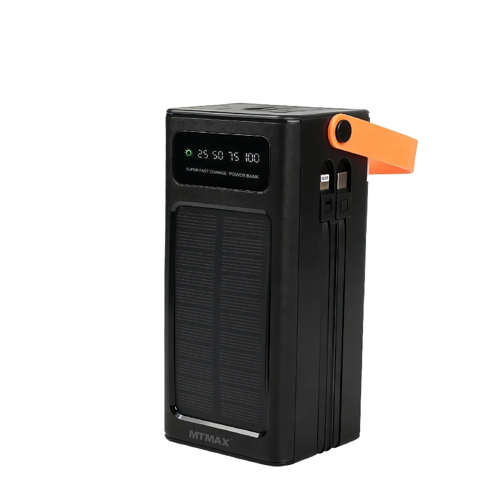 MTMAX Power Bank Solar 50000mAh 22.5W | MundoMax SV