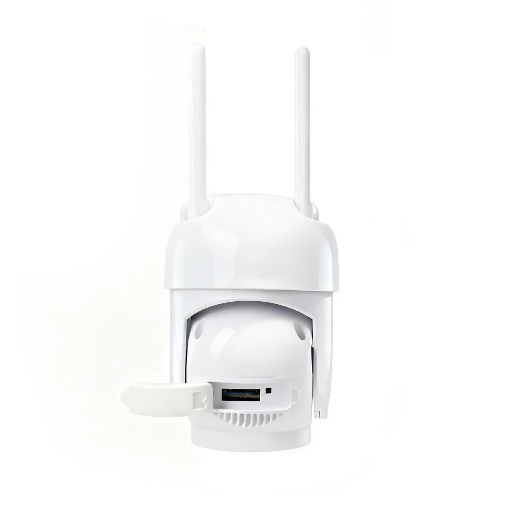 T-DAY Cámara WiFi Impermeable IP67 2MPX con Giro 355°