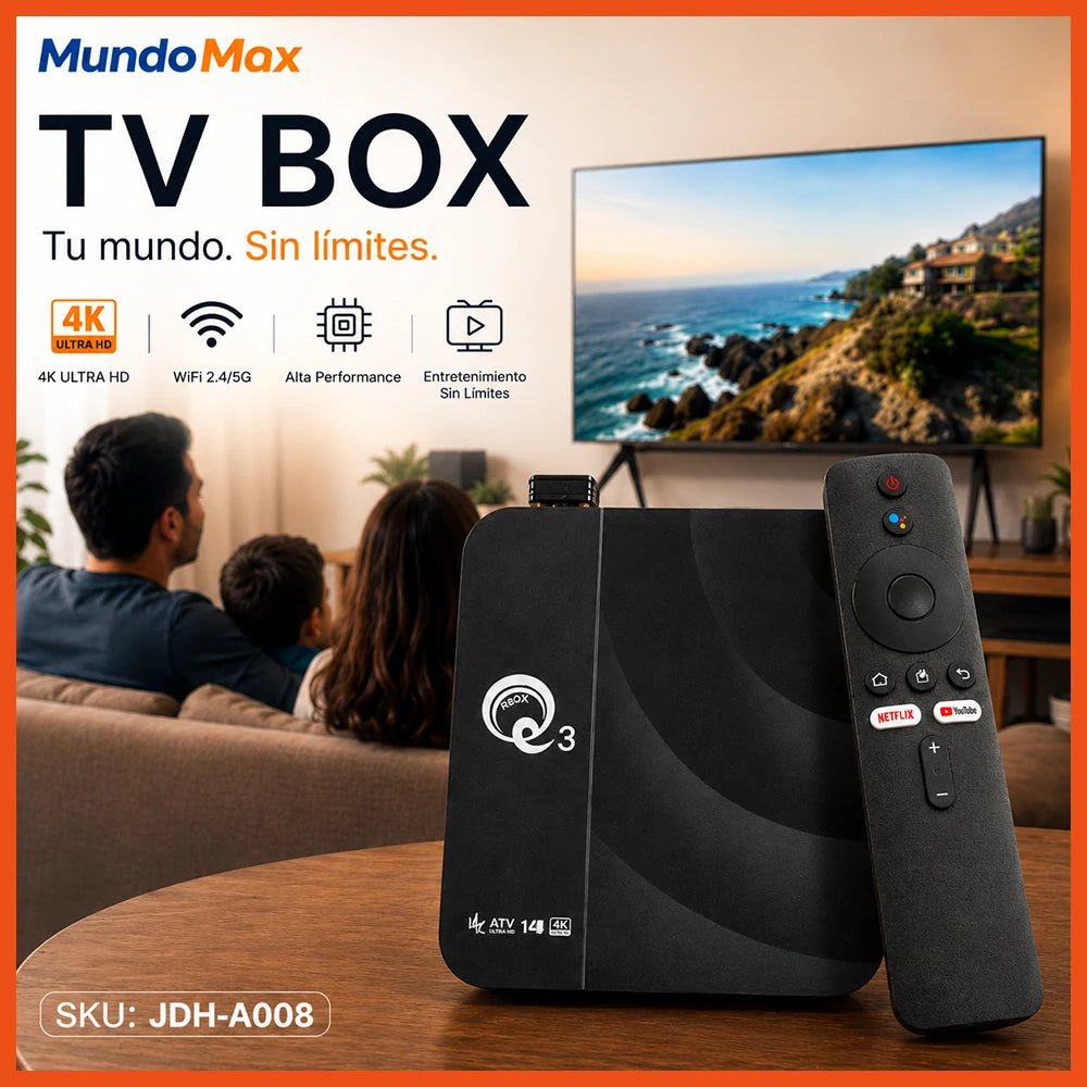 TV Box Android 15 4K | MundoMax SV