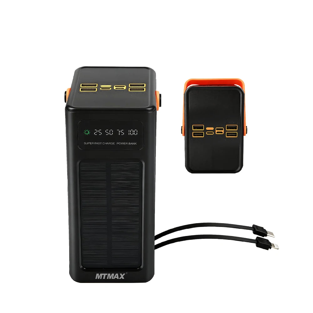 MTMAX Power Bank Solar 80000mAh 22.5W | MundoMax SV