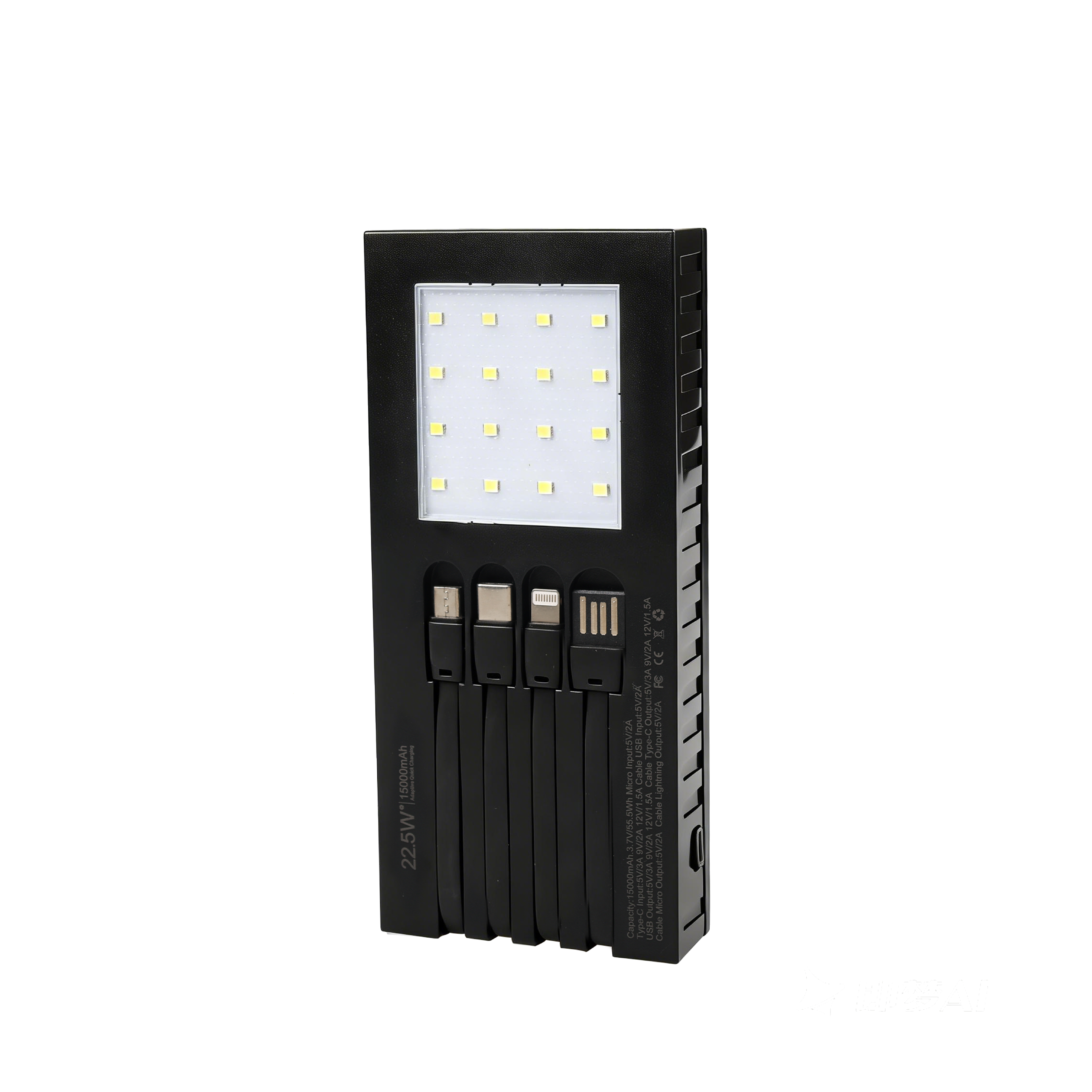 MTMAX Power Bank Solar 15000mAh 22.5W | MundoMax SV