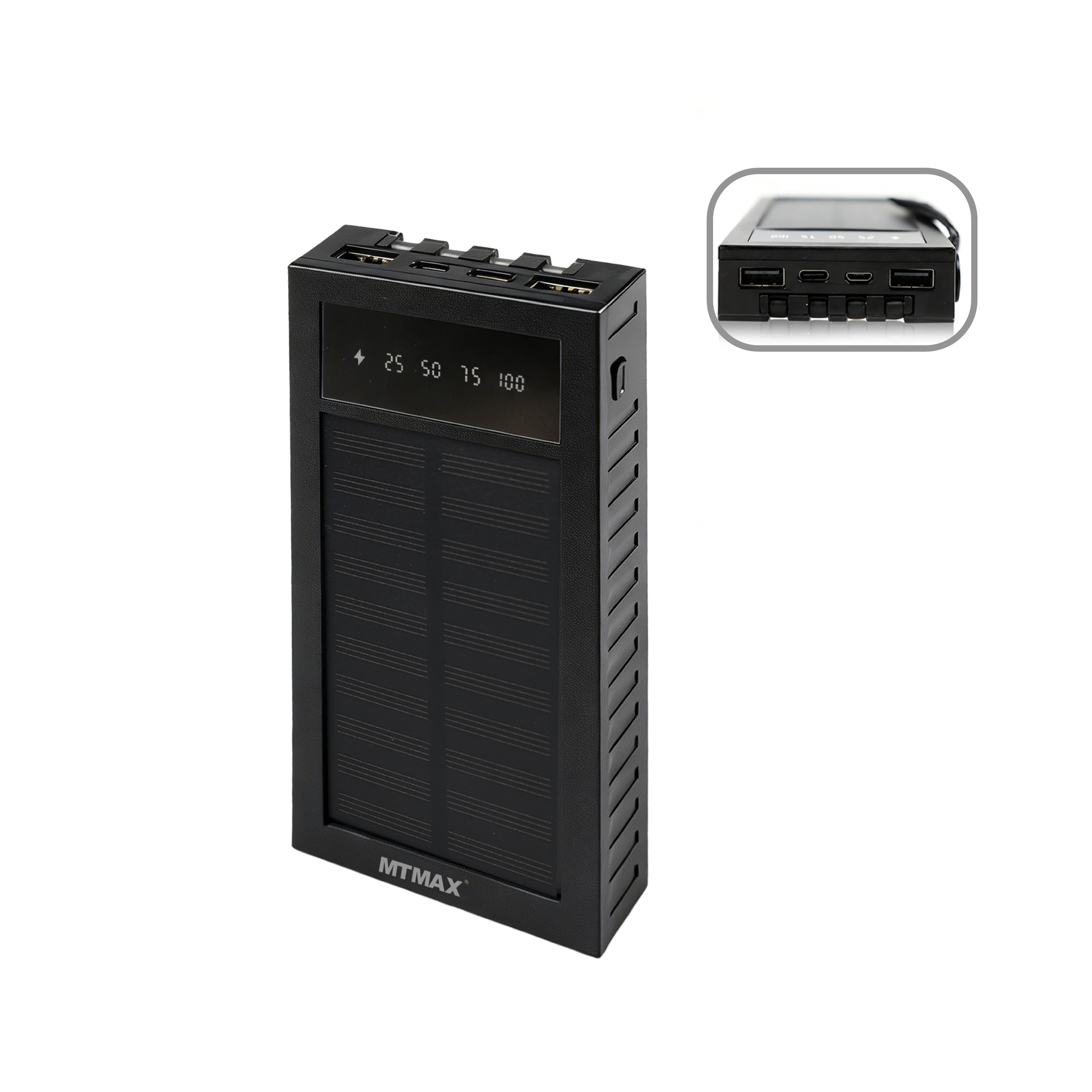 MTMAX Power Bank Solar 15000mAh 22.5W | MundoMax SV