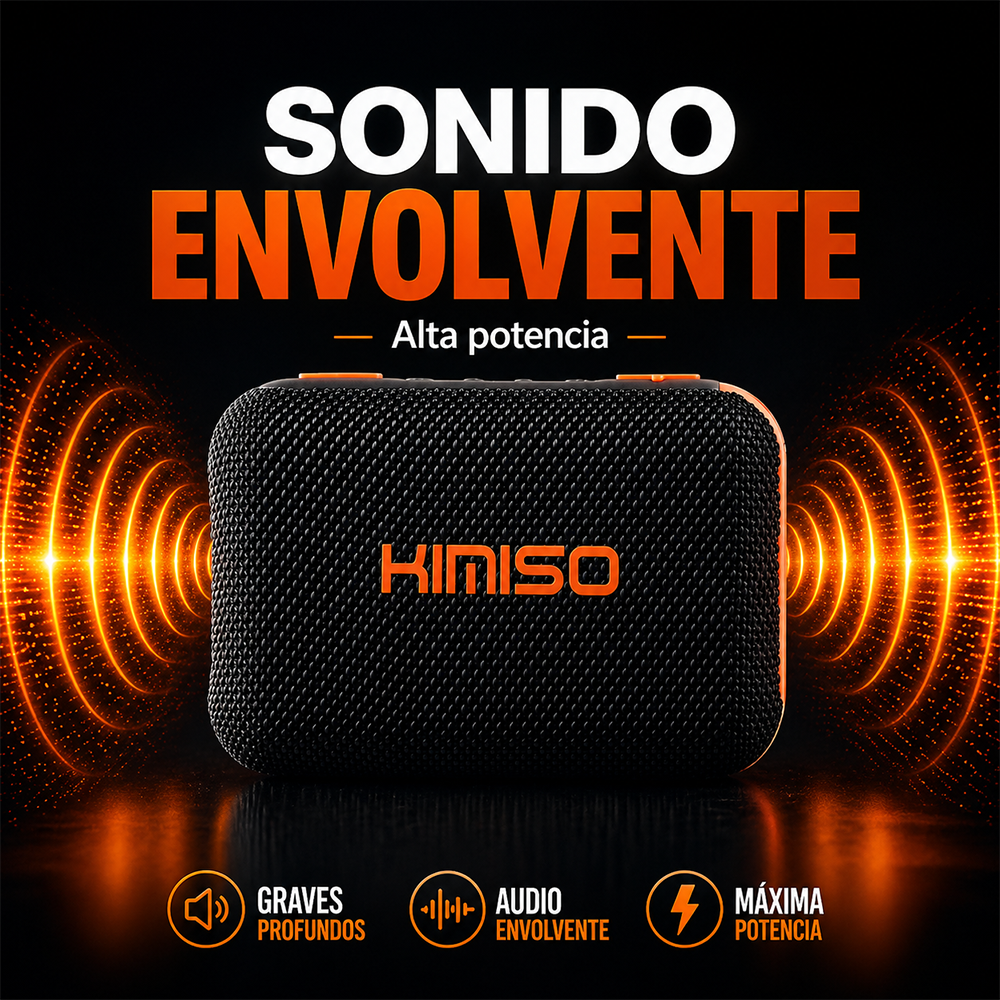 KIMISO Bocina con Power Bank 10000mAh | MundoMax SV