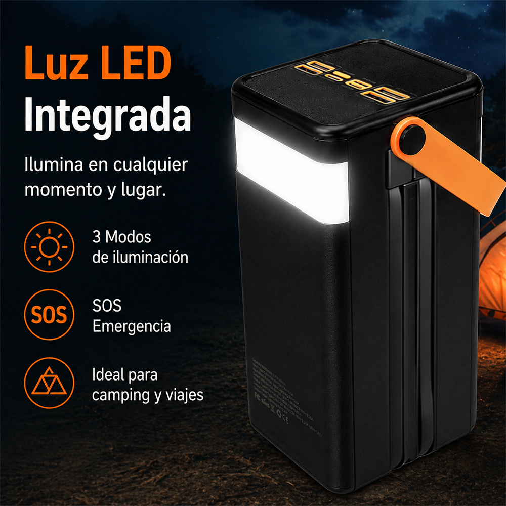 MTMAX Power Bank Solar 20000mAh 22.5W | MundoMax SV