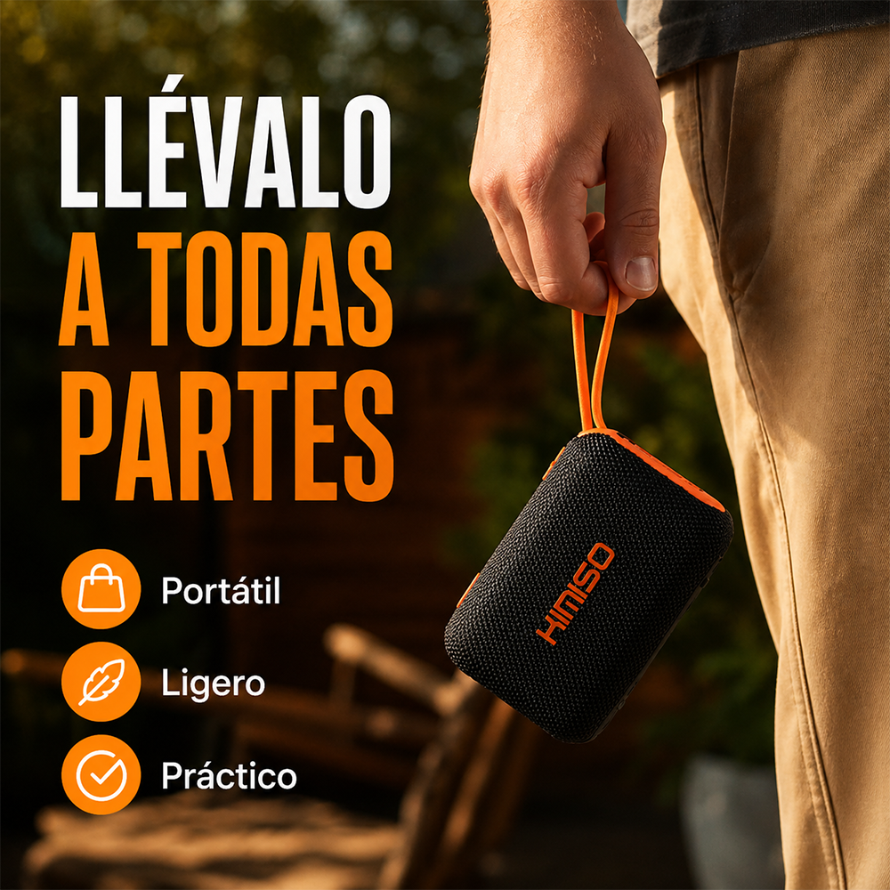 KIMISO Bocina con Power Bank 10000mAh | MundoMax SV