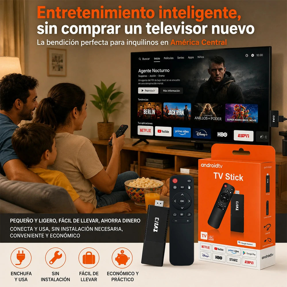 TV Stick Android 9.0 4K | MundoMax SV