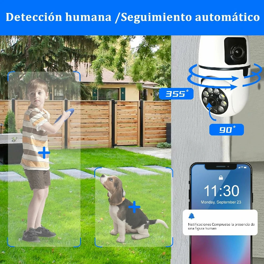 T-DAY Cámara WiFi 6Mpx V380 Pro | MundoMax SV