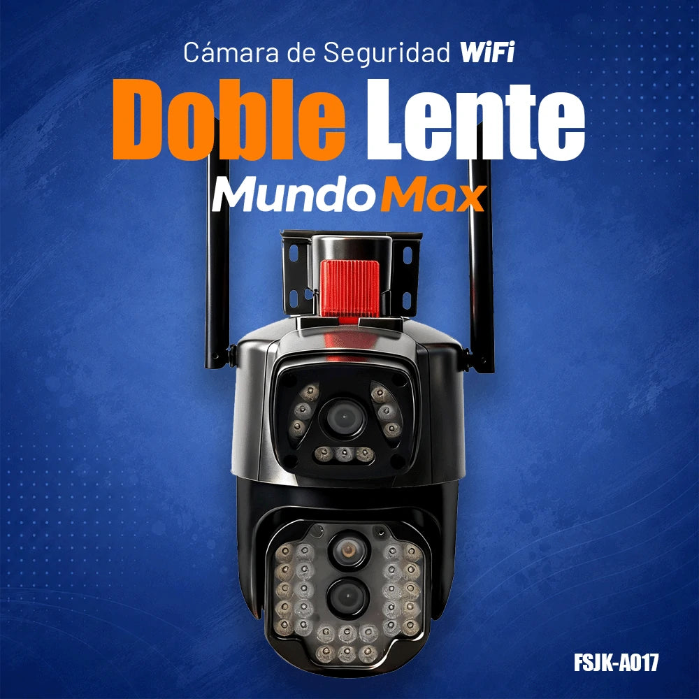 T-DAY Cámara WiFi Doble Lente | MundoMax SV