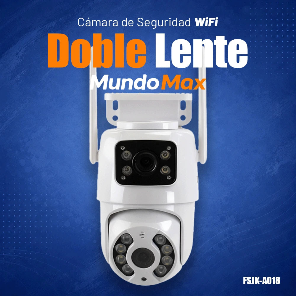 T-DAY Cámara WiFi Doble Lente | MundoMax SV