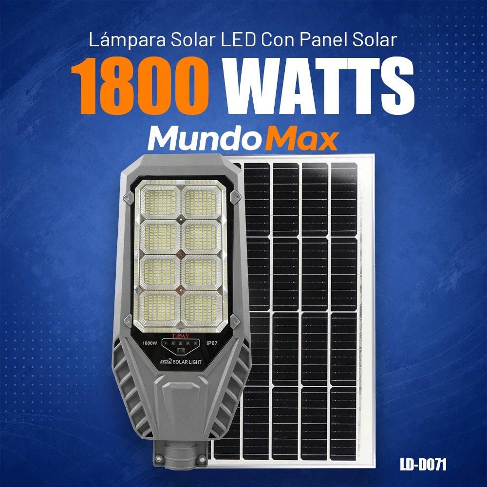 T-DAY Lámpara Solar 1800W | MundoMax SV