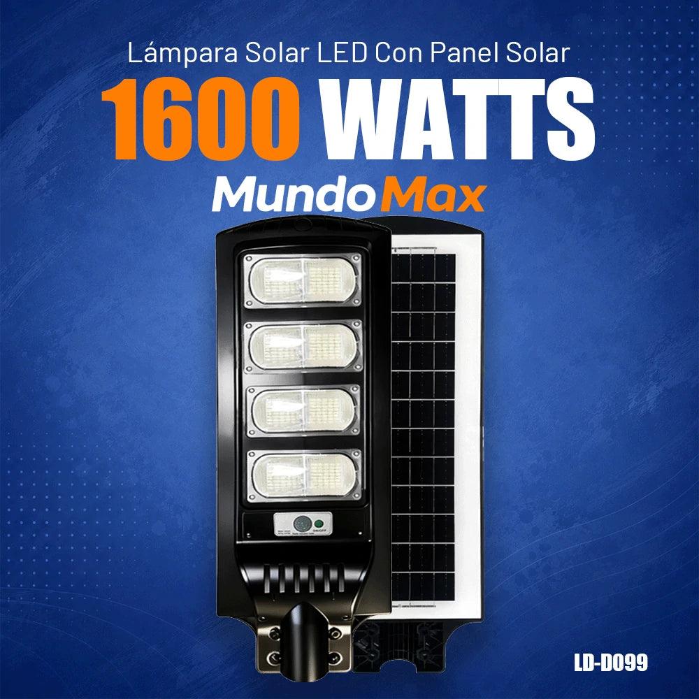 T-DAY Lámpara Solar T-DAY 1600W para Patio | MundoMax SV