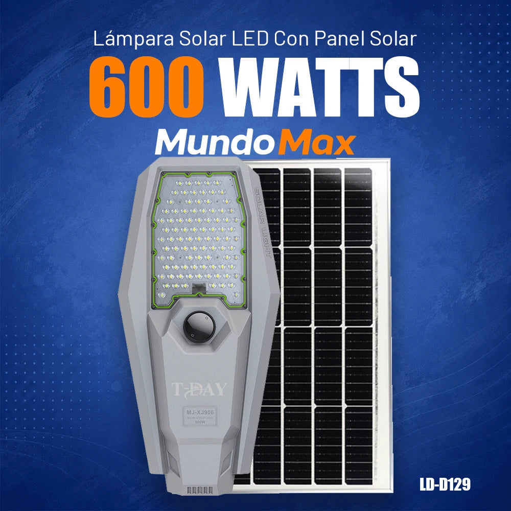 T-DAY Lámpara Solar Premium 600W | MundoMax SV