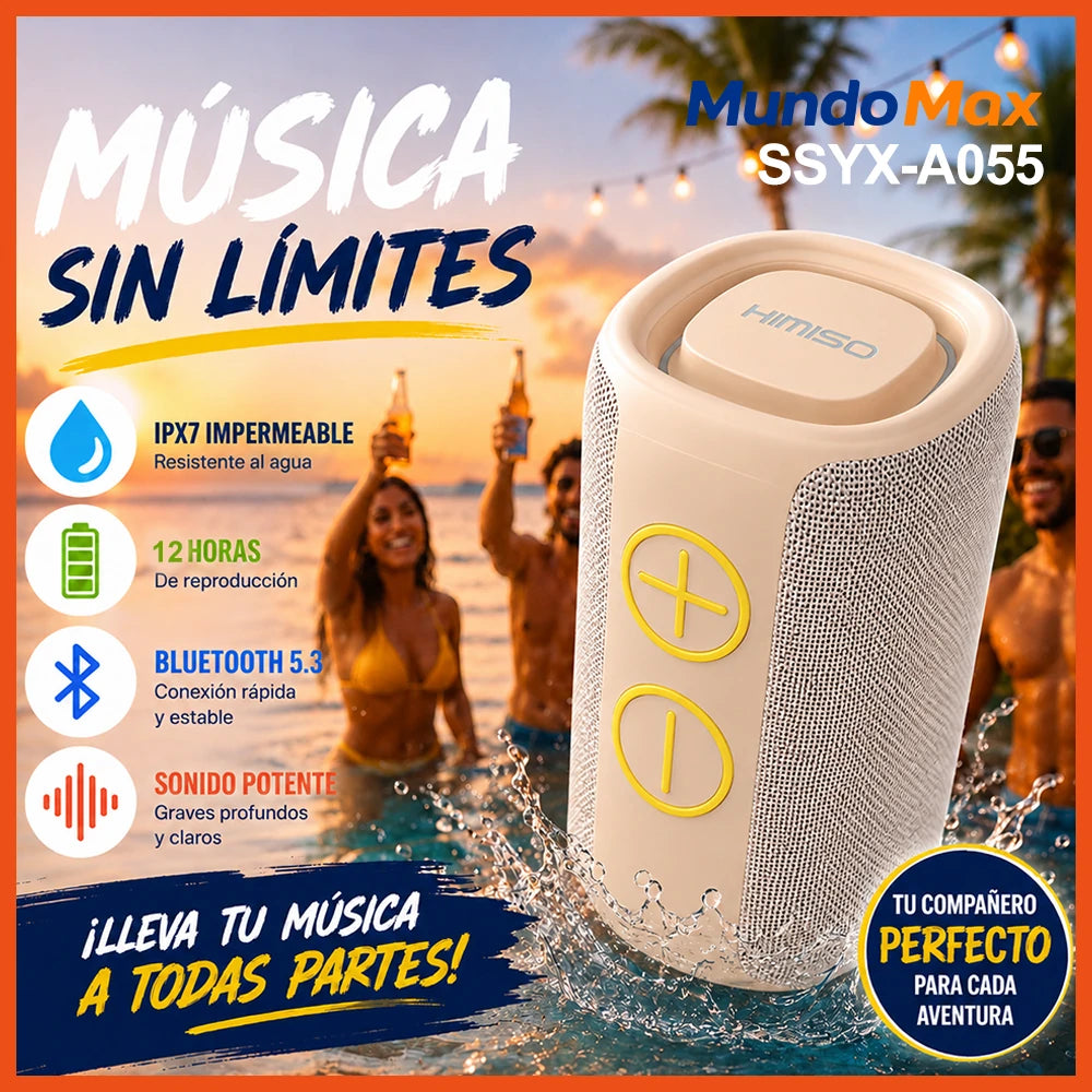 KIMISO Bocina Bluetooth IPX7 30W | MundoMax SV