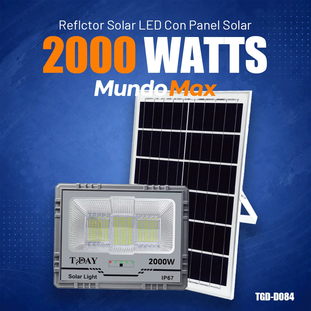 T-DAY Reflector Solar de Aluminio 2000W | MundoMax SV
