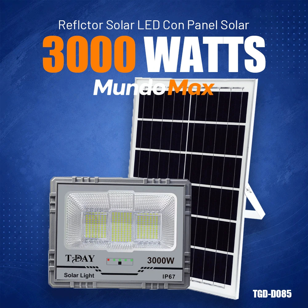T-DAY Reflector Solar de Aluminio 3000W | MundoMax SV