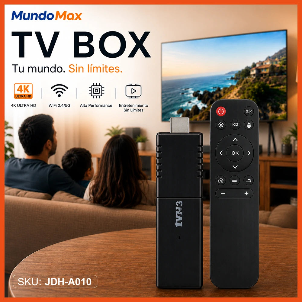 TV Stick Android 9.0 4K | MundoMax SV