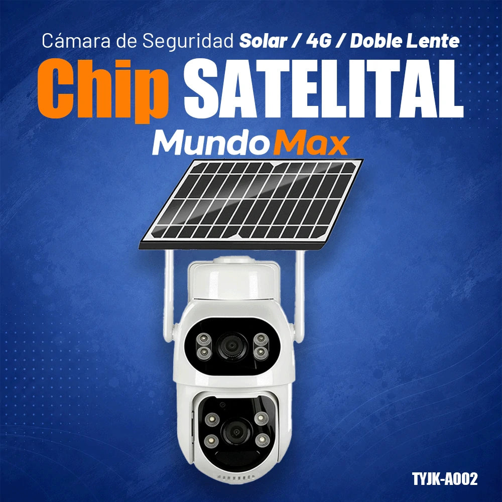 T-DAY Cámara Solar 4G Doble Lente | MundoMax SV