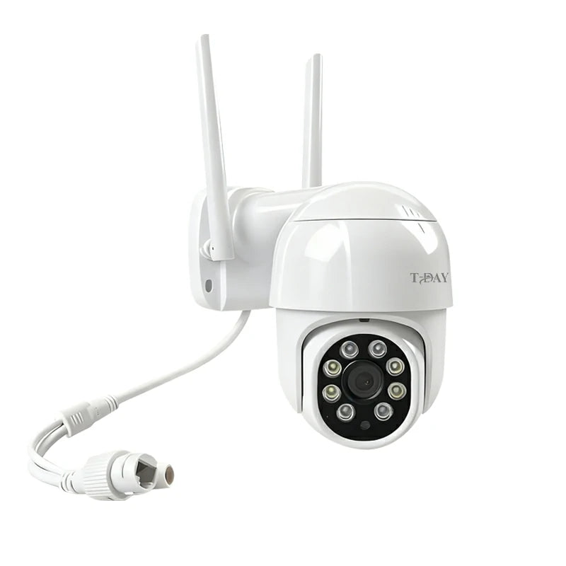 T-DAY Cámara WiFi Impermeable IP67 12V 2MPX con App Yoosee